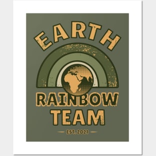 Earth Rainbow Team Posters and Art